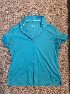 Lady Hagen Turquoise Performance Polo